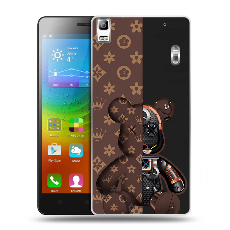 Пластиковый чехол на Lenovo A7000 с принтом Луи робот Пластиковый чехол на Lenovo A7000 с принтом Луи робот