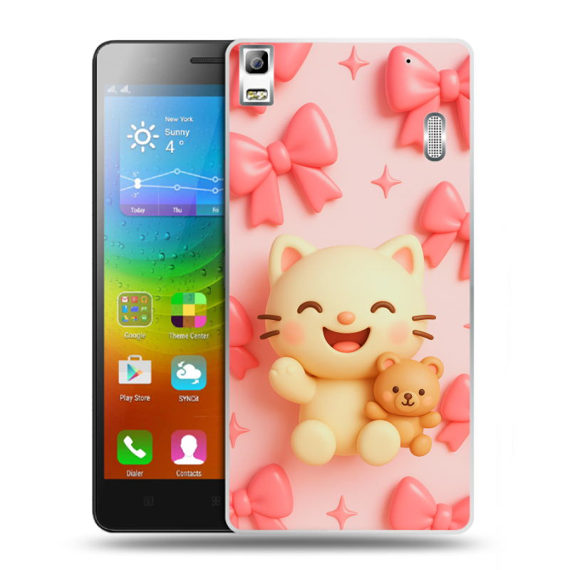 Силиконовый чехол на Lenovo A7000 с принтом для девочек Силиконовый чехол на Lenovo A7000 с принтом для девочек