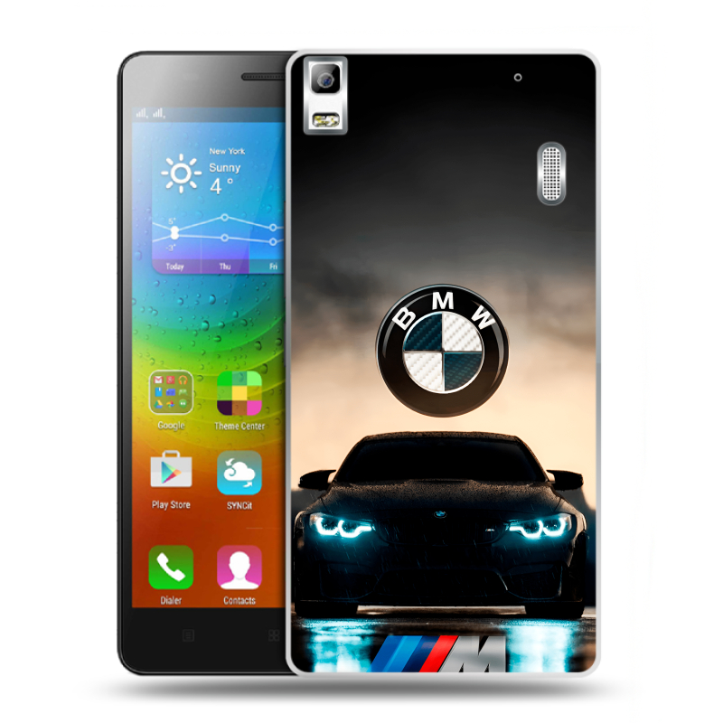 Силиконовый чехол на Lenovo A7000 с принтом БМВ BMW Силиконовый чехол на Lenovo A7000 с принтом БМВ BMW