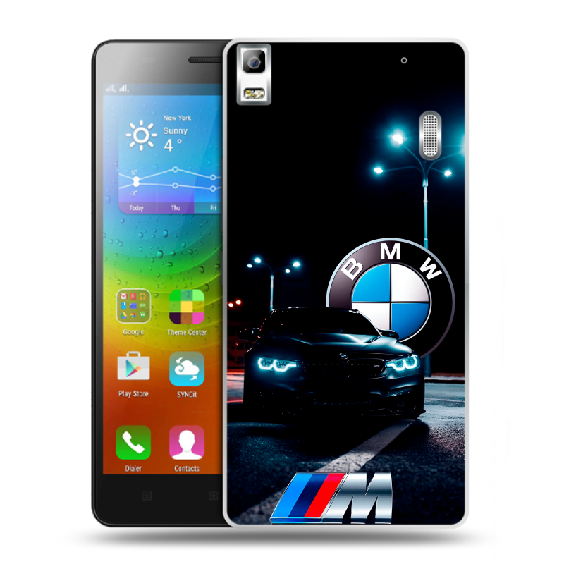 Пластиковый чехол на Lenovo A7000 с принтом БМВ BMW Пластиковый чехол на Lenovo A7000 с принтом БМВ BMW