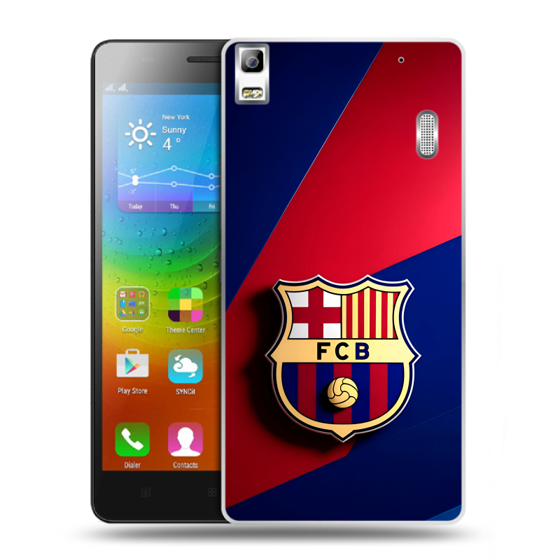 Силиконовый чехол на Lenovo A7000 с принтом Барселона Barcelona Силиконовый чехол на Lenovo A7000 с принтом Барселона Barcelona