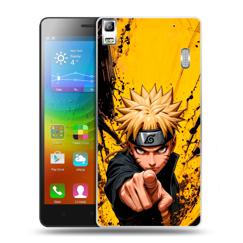 Силиконовый чехол на Lenovo A7000 с принтом Naruto Наруто Силиконовый чехол на Lenovo A7000 с принтом Naruto Наруто