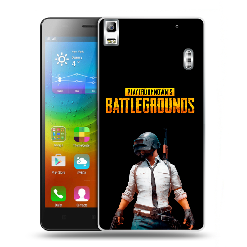 Силиконовый чехол на Lenovo A7000 с принтом PUGB ПАГБ Силиконовый чехол на Lenovo A7000 с принтом PUGB ПАГБ