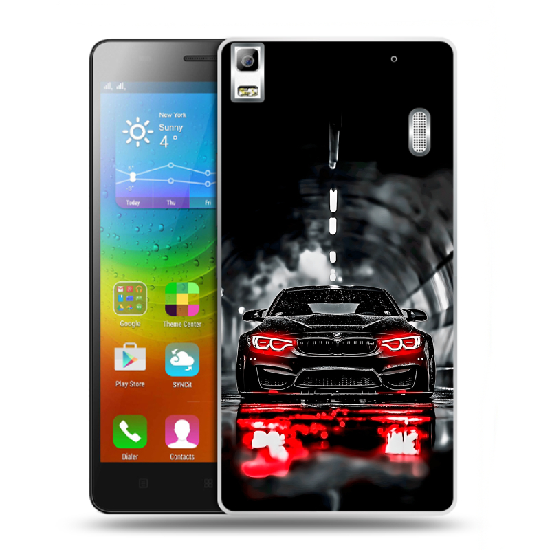 Силиконовый чехол на Lenovo A7000 с принтом BMW БМВ Силиконовый чехол на Lenovo A7000 с принтом BMW БМВ