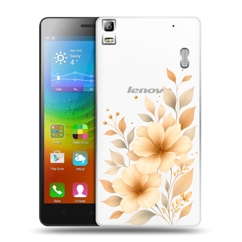 Пластиковый чехол на Lenovo A7000 с принтом для девушки Пластиковый чехол на Lenovo A7000 с принтом для девушки