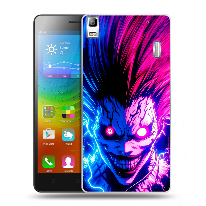 Пластиковый чехол на Lenovo A7000 с принтом Death note Тетрадь смерти Пластиковый чехол на Lenovo A7000 с принтом Death note Тетрадь смерти