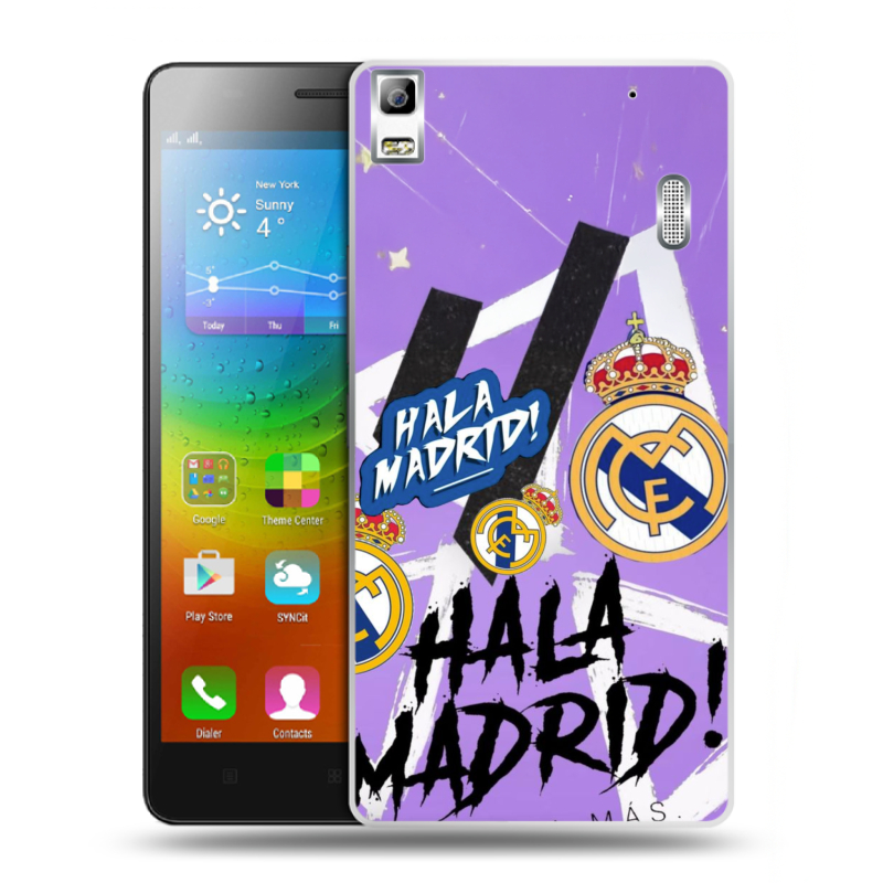 Силиконовый чехол на Lenovo A7000 с принтом Real Madrid Реал Мадрид Силиконовый чехол на Lenovo A7000 с принтом Real Madrid Реал Мадрид