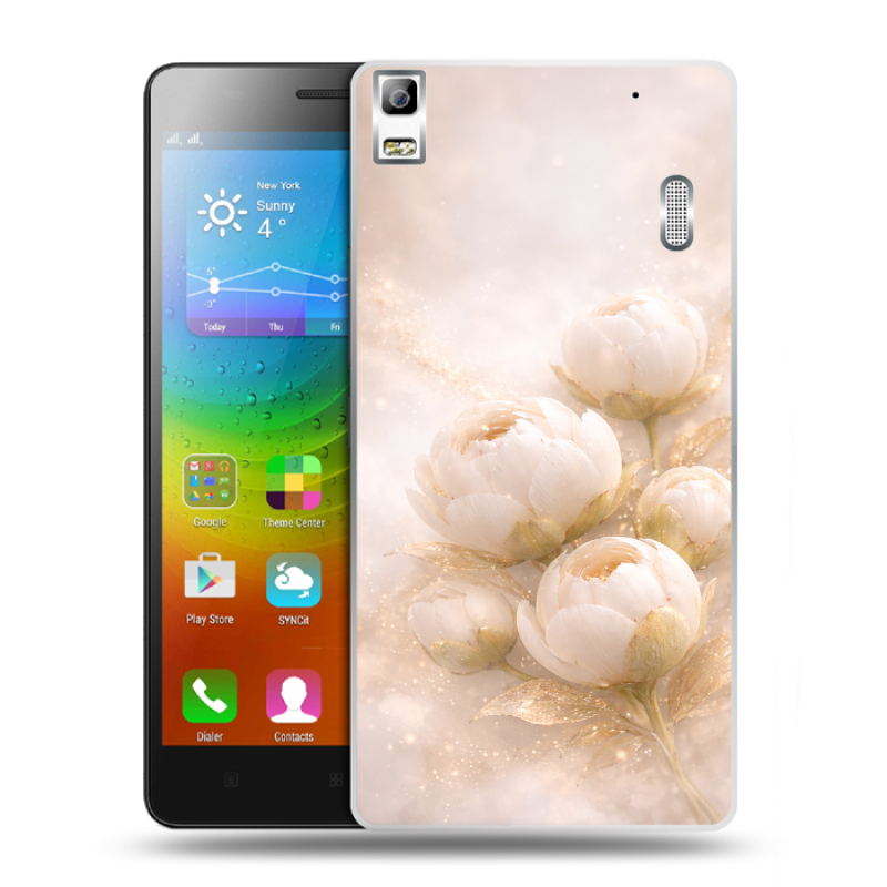 Силиконовый чехол на Lenovo A7000 с принтом женский Силиконовый чехол на Lenovo A7000 с принтом женский