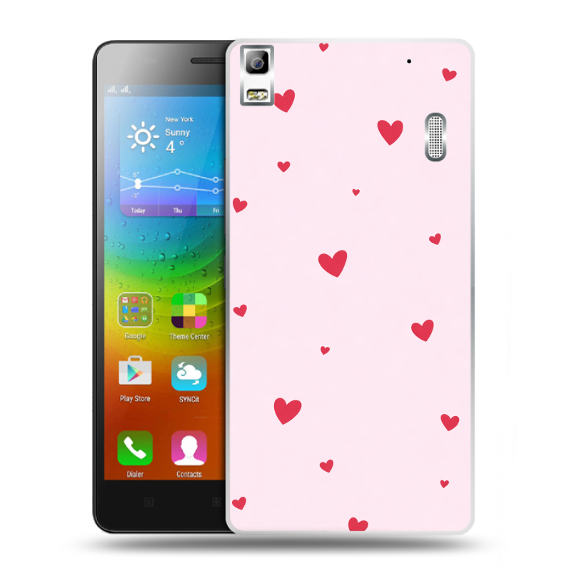 Пластиковый чехол на Lenovo A7000 с принтом для девочек Пластиковый чехол на Lenovo A7000 с принтом для девочек