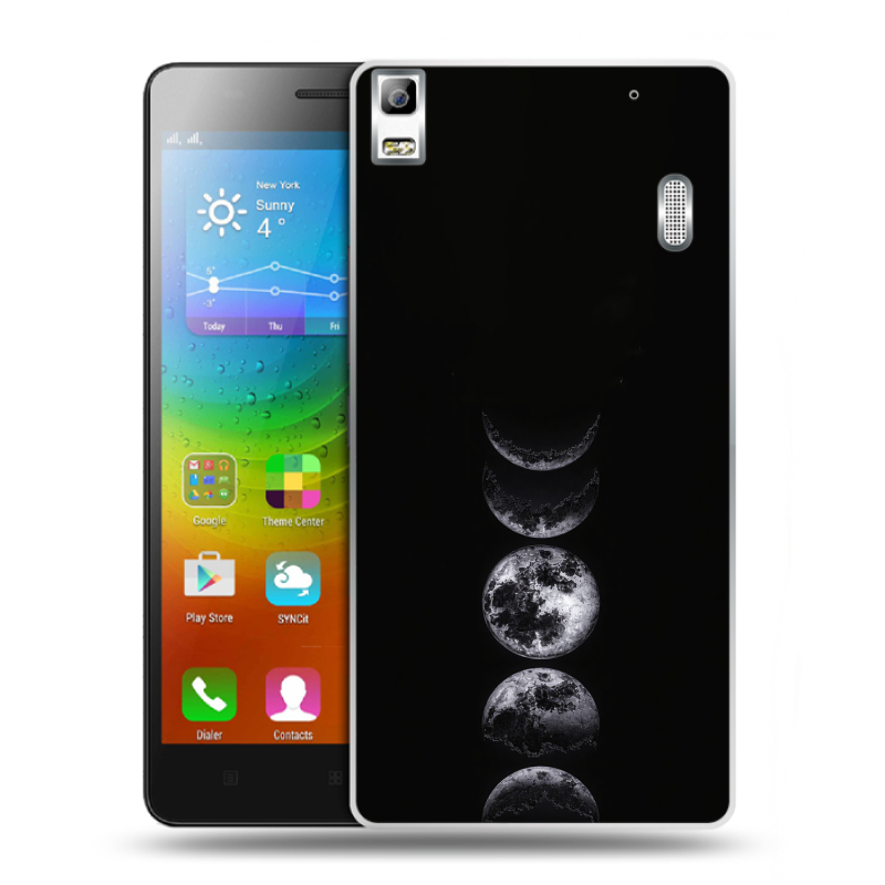 Силиконовый чехол на Lenovo A7000 с принтом женский Силиконовый чехол на Lenovo A7000 с принтом женский