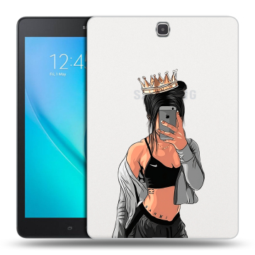 Силиконовый чехол на планшета Samsung Galaxy Tab A 9.7 с принтом Женские принты