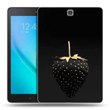 Силиконовый чехол на планшета Samsung Galaxy Tab A 9.7 с принтом Черная клубника