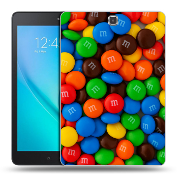 Силиконовый чехол на планшета Samsung Galaxy Tab A 9.7 с принтом Конфеты