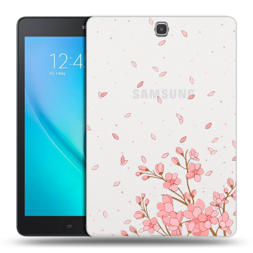 Силиконовый чехол на Samsung Galaxy Tab A 9.7 с принтом Ветка сакуры
