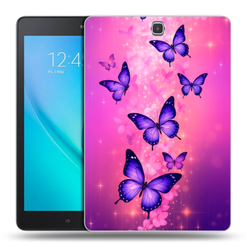 Силиконовый чехол на Samsung Galaxy Tab A 9.7 с принтом Бабочки Силиконовый чехол на Samsung Galaxy Tab A 9.7 с принтом Бабочки