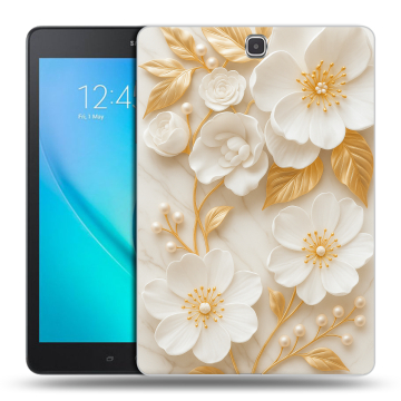 Силиконовый чехол на Samsung Galaxy Tab A 9.7 с принтом Цветы Силиконовый чехол на Samsung Galaxy Tab A 9.7 с принтом Цветы