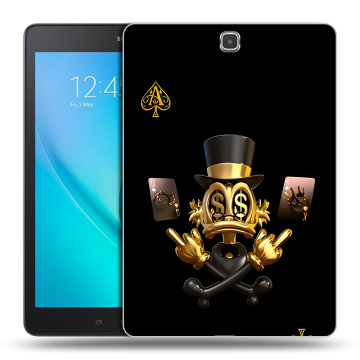 Силиконовый чехол на Samsung Galaxy Tab A 9.7 с принтом Золотой скрудж макдак Силиконовый чехол на Samsung Galaxy Tab A 9.7 с принтом Золотой скрудж макдак