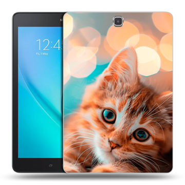 Силиконовый чехол на Samsung Galaxy Tab A 9.7 с принтом котик