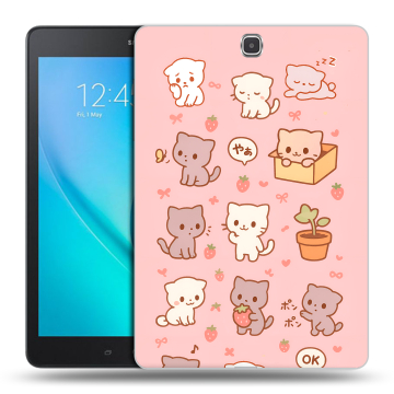 Силиконовый чехол на Samsung Galaxy Tab A 9.7 с принтом Hello Kitty Хелоу Кити Силиконовый чехол на Samsung Galaxy Tab A 9.7 с принтом Hello Kitty Хелоу Кити