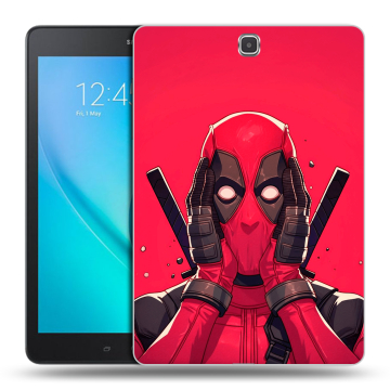 Силиконовый чехол на Samsung Galaxy Tab A 9.7 с принтом Дедпул Deadpool Силиконовый чехол на Samsung Galaxy Tab A 9.7 с принтом Дедпул Deadpool