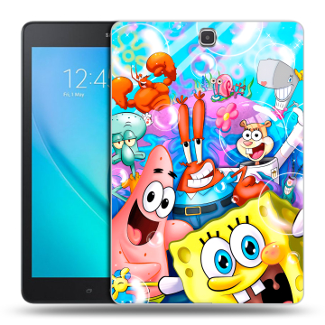 Силиконовый чехол на Samsung Galaxy Tab A 9.7 с принтом спанчбоб спанч боб Силиконовый чехол на Samsung Galaxy Tab A 9.7 с принтом спанчбоб спанч боб