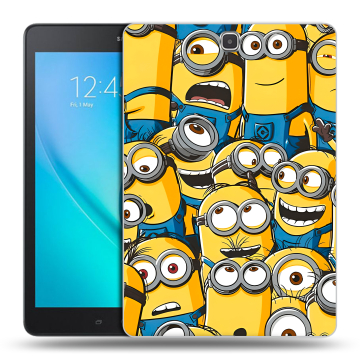 Силиконовый чехол на Samsung Galaxy Tab A 9.7 с принтом Миньоны Силиконовый чехол на Samsung Galaxy Tab A 9.7 с принтом Миньоны