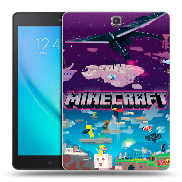 Силиконовый чехол на Samsung Galaxy Tab A 9.7 с принтом Майнкрафт Minecraft Силиконовый чехол на Samsung Galaxy Tab A 9.7 с принтом Майнкрафт Minecraft