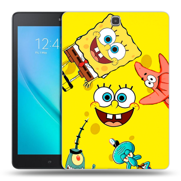 Силиконовый чехол на Samsung Galaxy Tab A 9.7 с принтом Спанч боб Спанчбоб Силиконовый чехол на Samsung Galaxy Tab A 9.7 с принтом Спанч боб Спанчбоб