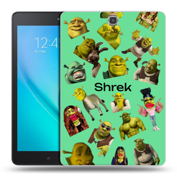 Силиконовый чехол на Samsung Galaxy Tab A 9.7 с принтом Шрек Shrek