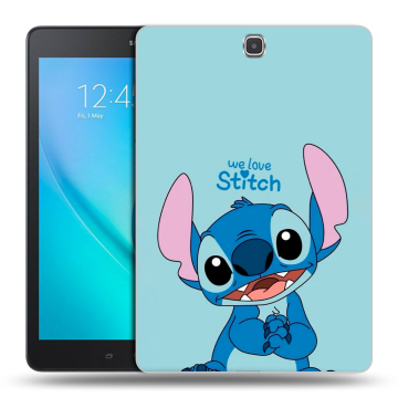 Силиконовый чехол на Samsung Galaxy Tab A 9.7 с принтом Лило и Стич Силиконовый чехол на Samsung Galaxy Tab A 9.7 с принтом Лило и Стич