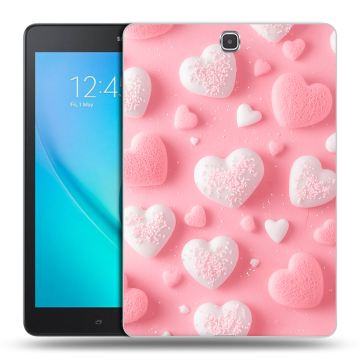 Силиконовый чехол на Samsung Galaxy Tab A 9.7 с принтом Сердечки Силиконовый чехол на Samsung Galaxy Tab A 9.7 с принтом Сердечки