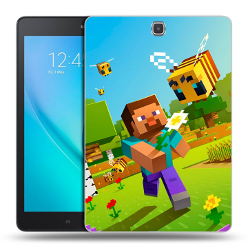 Силиконовый чехол на Samsung Galaxy Tab A 9.7 с принтом Майнкрафт Minecraft Силиконовый чехол на Samsung Galaxy Tab A 9.7 с принтом Майнкрафт Minecraft
