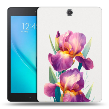Силиконовый чехол на Samsung Galaxy Tab A 9.7 с принтом Цветы орхидеи