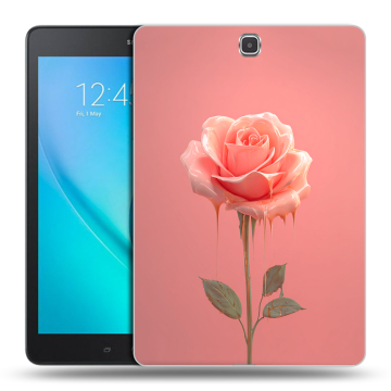 Силиконовый чехол на Samsung Galaxy Tab A 9.7 с принтом Розовая роза