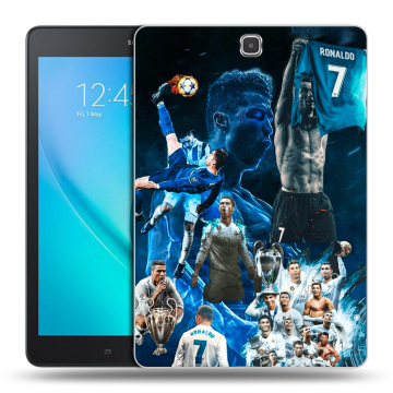 Силиконовый чехол на Samsung Galaxy Tab A 9.7 с принтом Реал Роналдо