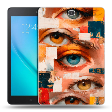 Силиконовый чехол на Samsung Galaxy Tab A 9.7 с принтом Модный принт