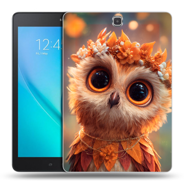 Силиконовый чехол на Samsung Galaxy Tab A 9.7 с принтом Милая сова