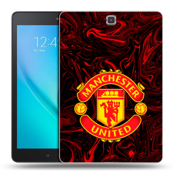 Силиконовый чехол на Samsung Galaxy Tab A 9.7 с принтом Manchester United
