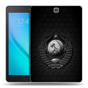 Силиконовый чехол на Samsung Galaxy Tab A 9.7 с принтом Герб Флаг СССР Силиконовый чехол на Samsung Galaxy Tab A 9.7 с принтом Герб Флаг СССР