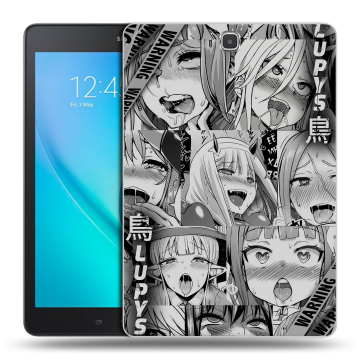 Силиконовый чехол на Samsung Galaxy Tab A 9.7 с принтом Ahegao Ахегао Аниме