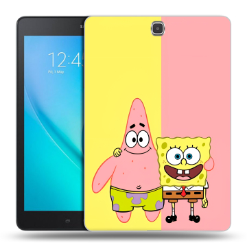Силиконовый чехол на Samsung Galaxy Tab A 9.7 с принтом Спанч боб Спанчбоб Силиконовый чехол на Samsung Galaxy Tab A 9.7 с принтом Спанч боб Спанчбоб