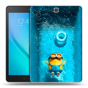 Силиконовый чехол на Samsung Galaxy Tab A 9.7 с принтом Миньоны