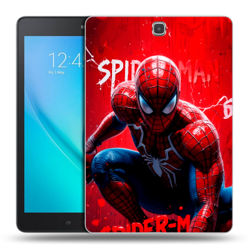 Силиконовый чехол на Samsung Galaxy Tab A 9.7 с принтом Spiderman Человек паук