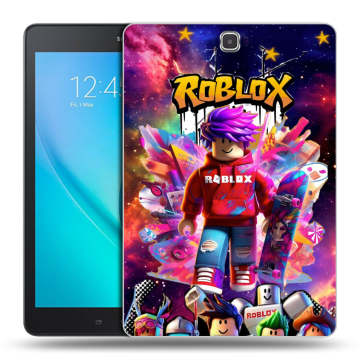 Силиконовый чехол на Samsung Galaxy Tab A 9.7 с принтом Roblox Роблокс