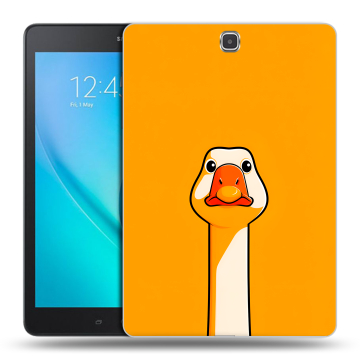 Силиконовый чехол на Samsung Galaxy Tab A 9.7 с принтом Смешная утка