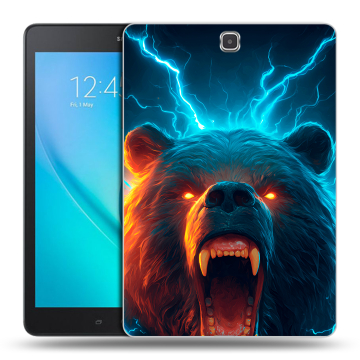 Силиконовый чехол на Samsung Galaxy Tab A 9.7 с принтом Медведь