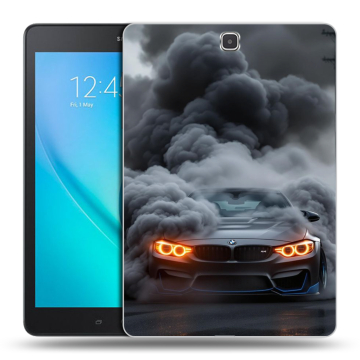 Силиконовый чехол на Samsung Galaxy Tab A 9.7 с принтом BMW БМВ