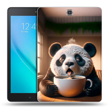 Силиконовый чехол на Samsung Galaxy Tab A 9.7 с принтом смешная панда Силиконовый чехол на Samsung Galaxy Tab A 9.7 с принтом смешная панда