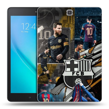 Силиконовый чехол на Samsung Galaxy Tab A 9.7 с принтом Messi Barcelona Силиконовый чехол на Samsung Galaxy Tab A 9.7 с принтом Messi Barcelona