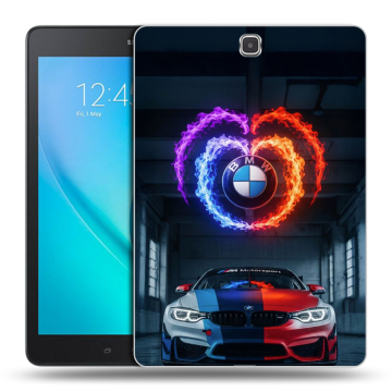 Силиконовый чехол на Samsung Galaxy Tab A 9.7 с принтом BMW БМВ Силиконовый чехол на Samsung Galaxy Tab A 9.7 с принтом BMW БМВ